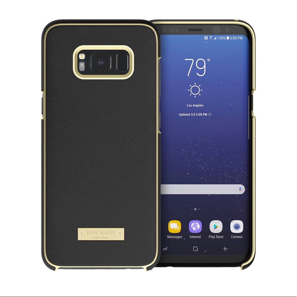 NWT - Kate Spade Saffiano Wrap Case Samsung S8+